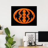 Halloween Crows Poster (Thuiskantoor)