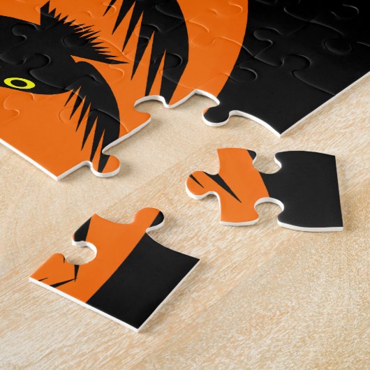 Halloween Crows Puzzle Legpuzzel (Zijkant)
