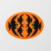 Halloween Crows Raamsticker (Vel)