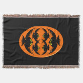 Halloween Crows Throw Blanket Deken (Voorkant)