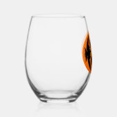 Halloween Crows Wijnglas Zonder Voet (Rechts)