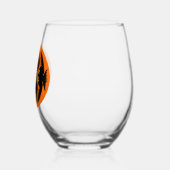 Halloween Crows Wijnglas Zonder Voet (Links)