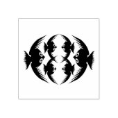 Halloween Crows Wood Art Stamp Rubberstempel (Afrduk)