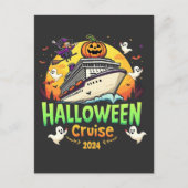 Halloween Cruise 2024 Griezeld cruise Familiereis Briefkaart (Voorkant)