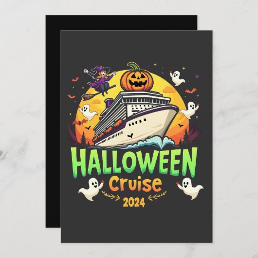 Halloween Cruise 2024 Griezeltrip voor het hele ge Aankondiging (Voorkant / Achterkant)