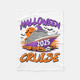 Halloween Cruise 2025 Halloween Trip Familie Cruis Fleece Deken