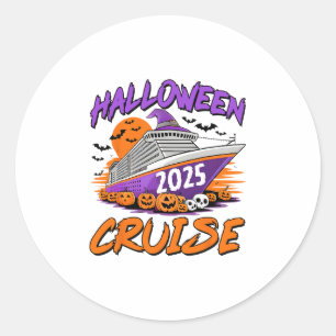 Halloween Cruise 2025 Halloween Trip Familie Cruis Ronde Sticker