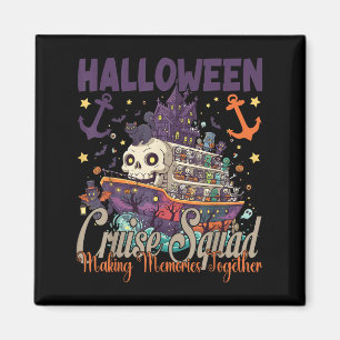Halloween Cruise Squad 2025 Halloween Trip Familie Magneet