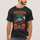 Halloween Cruise Squad 2025 Matching Cruising Crew T-shirt (Voorkant)
