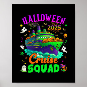 Halloween Cruise Squad 2025 Overeenkomen Cruising Poster
