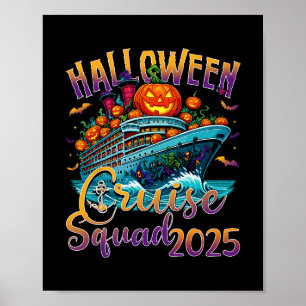 Halloween Cruise Squad 2025 Vakantie Matching Fami Poster