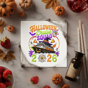 Halloween Cruise Squad 2026 Matching Cruisen Servet