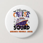 Halloween Cruise Squad Aangepast  Ronde Button 7,6 Cm (Voorkant)