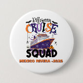 Halloween Cruise Squad Custom Ronde Button 7,6 Cm (Voorkant)