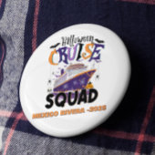 Halloween Cruise Squad Custom Ronde Button 7,6 Cm