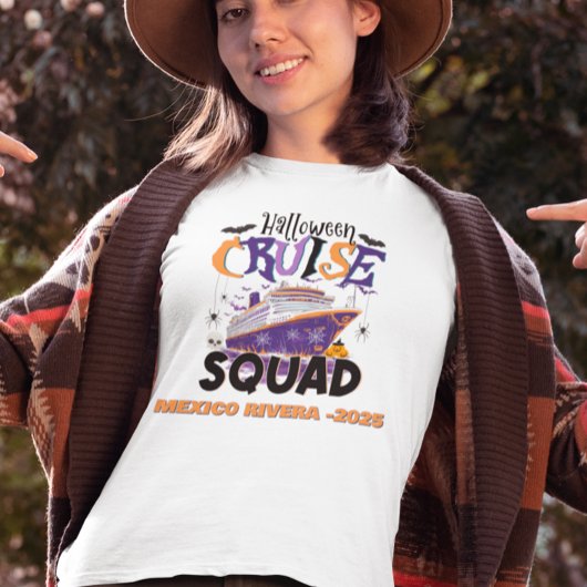 Halloween Cruise Squad Custom T-shirt