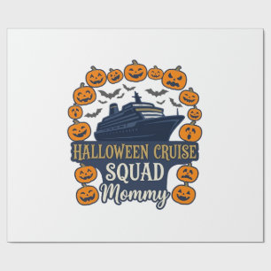 Halloween Cruise Squad Moeder Schip Pompoenen Vlee Cadeaupapier