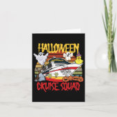 Halloween Cruise Squad Rubber Eend Jacht Schip Bo Kaart (Voorkant)