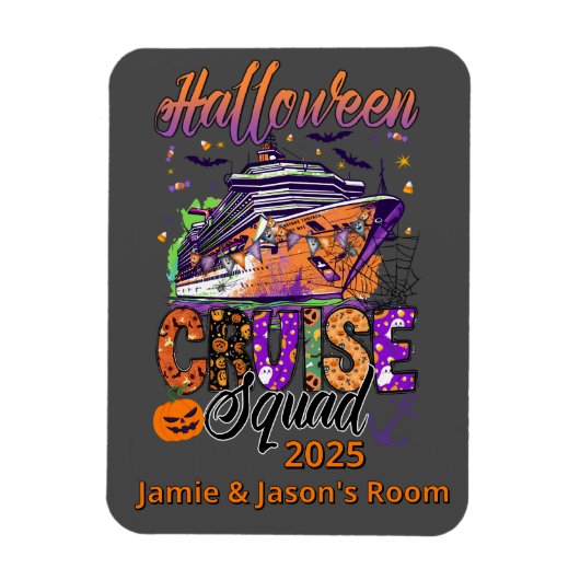 Halloween Cruise Squad schip Magneet (Verticaal)