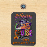 Halloween Cruise Squad schip Magneet<br><div class="desc">Dit ontwerp kan op het gebied worden gepersonaliseerd dat door de foto en/of tekst te veranderen wordt verstrekt. Of het kan worden aangepast door te klikken deze Sjabloon personaliseert en dan de klik te kiezen om verdere optie aan te passen en de kleur van de achtergrond te schrappen of te...</div>