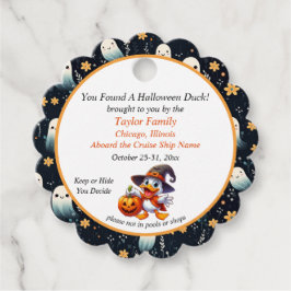 Halloween Cruising Duck Label