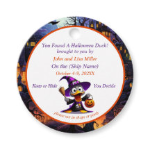 Halloween Cruising Duck Labels