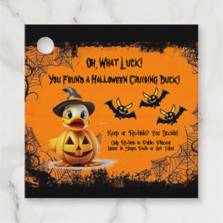 Halloween Cruising Duck Labels
