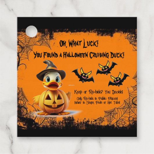 Halloween Cruising Duck Labels (Voorkant)