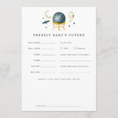 Halloween Crystal Ball Baby shower Prediction Kaar Kaart (Voorkant)