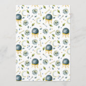 Halloween Crystal Ball Baby shower wenst Kaart (Achterkant)