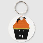 Halloween Cupcake Bat Sleutelhanger (Voorkant)