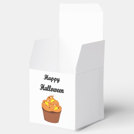 Halloween Cupcake Bedankdoosjes (Geopend)