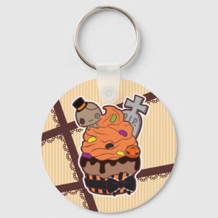 Halloween Cupcake Sleutelhanger
