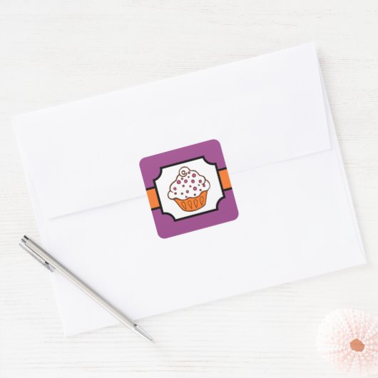 Halloween Cupcake Stickers (Envelop)