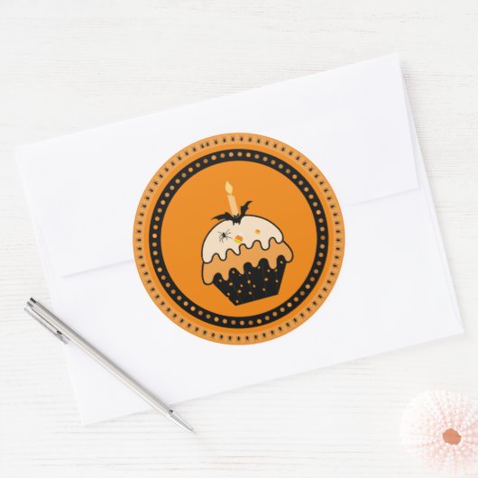 Halloween Cupcake Stickers (Envelop)