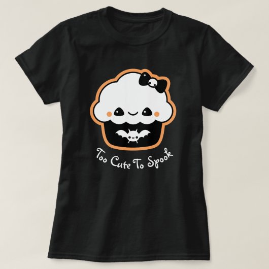 Halloween Cupcake T-shirt (Design voorkant)