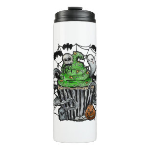 Halloween Cupcake Thermosbeker