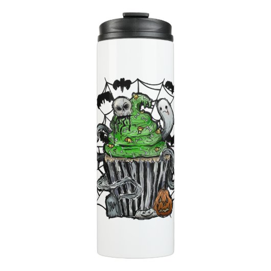 Halloween Cupcake Thermosbeker (Voorkant)