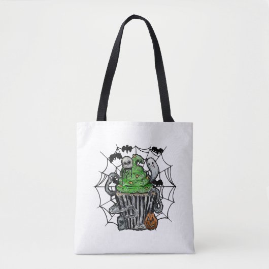 Halloween Cupcake Tote Bag (Voorkant)