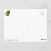 Halloween Cupcake vol kleine spinnen Briefkaart (Achterkant)