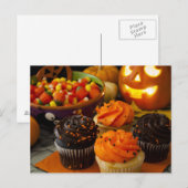 Halloween Cupcakes Briefkaart (Voorkant / Achterkant)