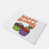 Halloween cupcakes deurmat (Schuin)