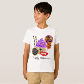 Halloween Cupcakes en Snoep T-Shirt (Voorkant volledig)