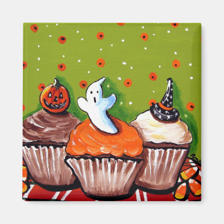 Halloween Cupcakes magneet