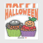 Halloween cupcakes sticker (Vel)