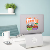 Halloween cupcakes sticker (Laptop op bureau)