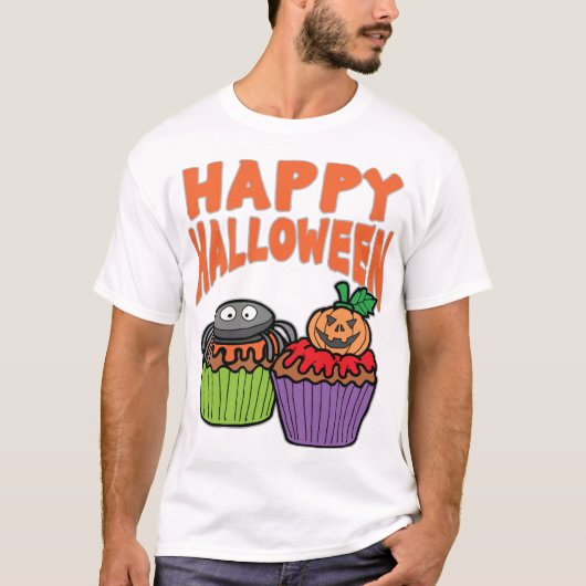 Halloween cupcakes t-shirt (Voorkant)