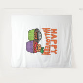 Halloween cupcakes wandkleed (Voorkant (horizontaal))