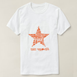 Halloween Custom Cool Whimsical Typography Sinaasa T-shirt