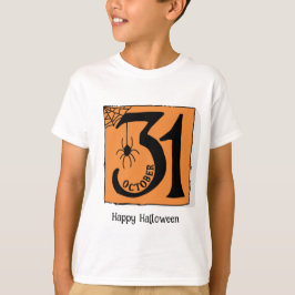 Halloween Custom grillig Grappig Sinaasappel T-shirt